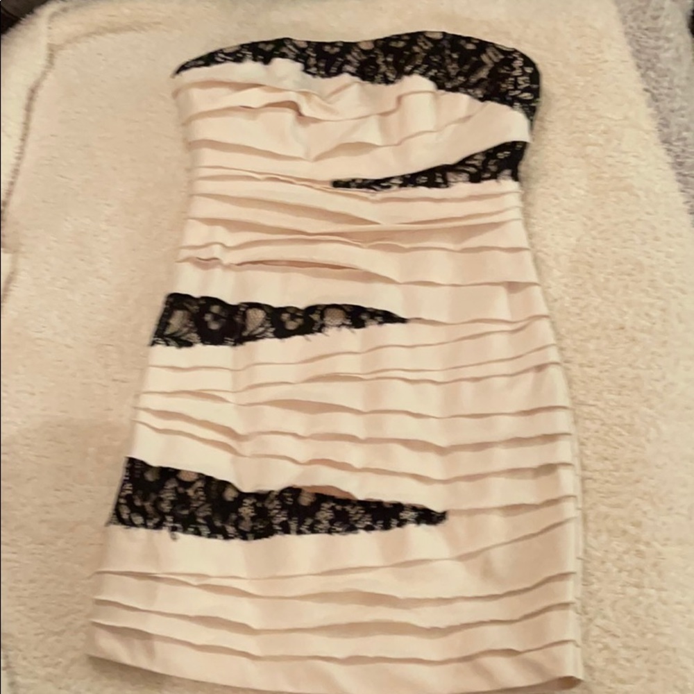 Bebe Strapless Dress- size xsmall